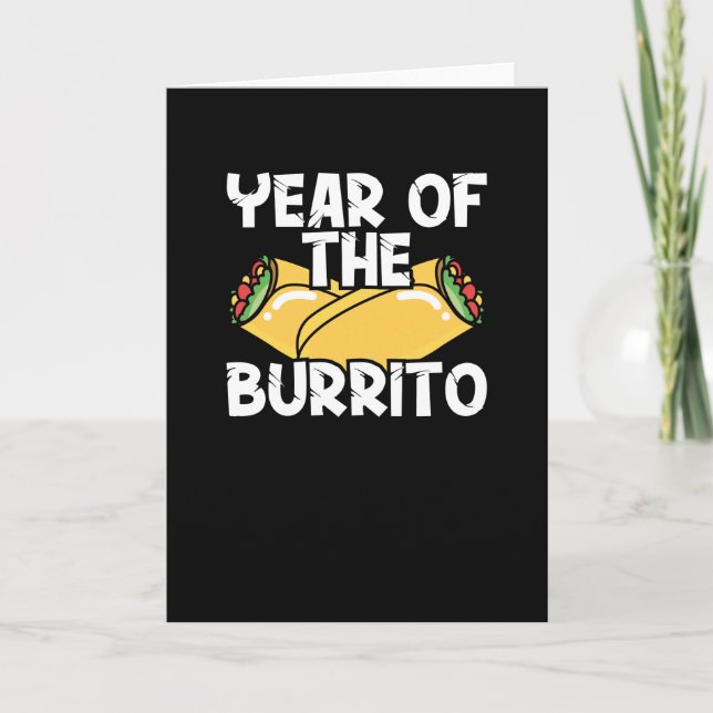 Tarjeta Año del Burrito (Anverso)