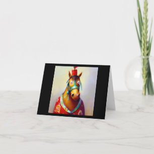 Tarjeta Año del caballo 4