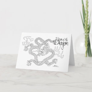 Tarjeta Año del Dragón