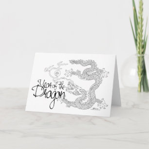 Tarjeta Año del Dragón