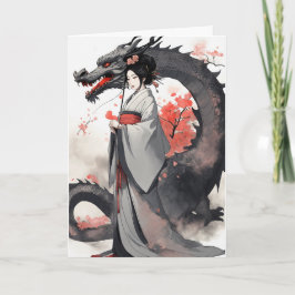 Tarjeta Año Del Dragón 2024