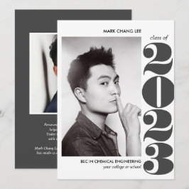 TARJETA AÑO ÉPICO | GRADUACIÓN DE FOTOGRAFÍAS DE GRAY BOLD