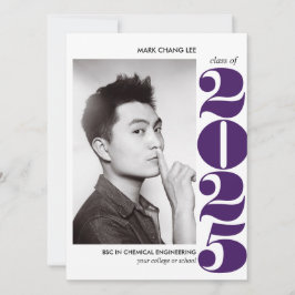 TARJETA AÑO ÉPICO | GRADUACIÓN DE FOTOGRAFÍAS DE PURPLE BO