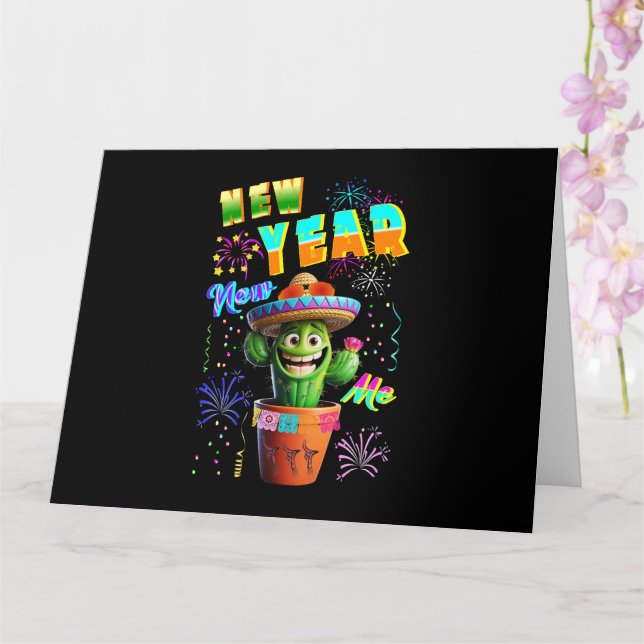 Tarjeta Año nuevo (Orquídea)