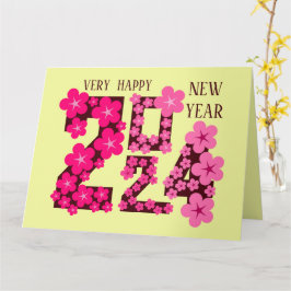 TARJETA AÑO NUEVO 2024 RECIBIENDO A CUALQUIERA