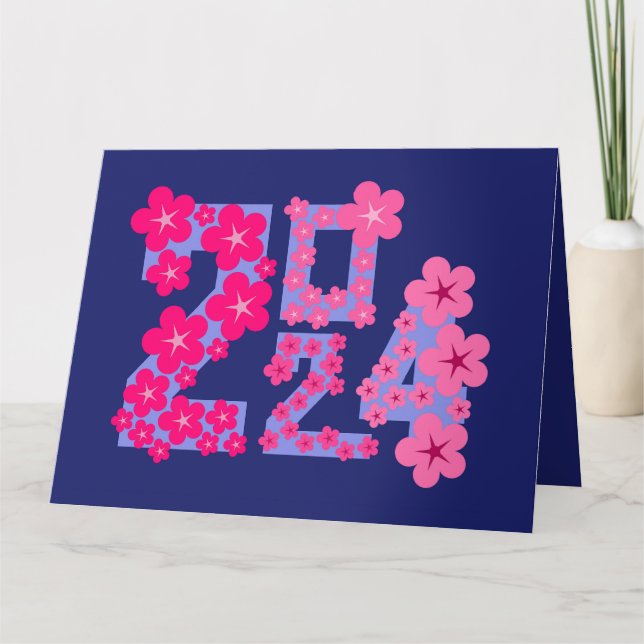 TARJETA AÑO NUEVO 2024 RECIBIENDO DE HERMANA (Anverso)