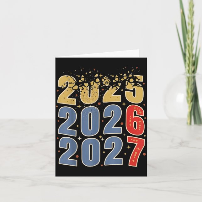 Tarjeta Año Nuevo 2026 67 Meme Seis Siete Slang Gen Alpha  (Anverso)
