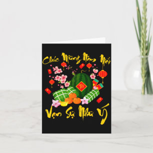 Tarjeta Año Nuevo Lunar Vietnamita Chuc Mung Nam Moi Van S