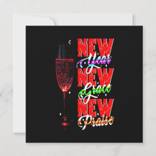 Tarjeta Año Nuevo Nueva Gracia Nuevo Elogio