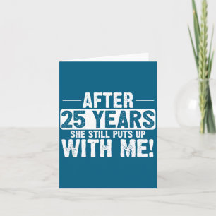 Tarjeta Años 25 Aniversario 25 Matrimonio Esposo