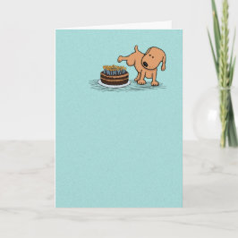 Tarjeta Años divertidos llorando por cumpleaños