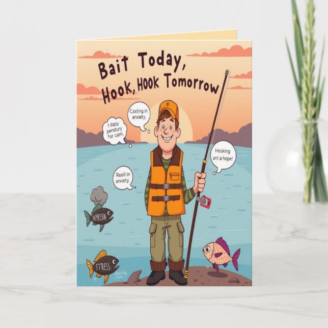 Tarjeta Another Year of Great Catches Birthday (Anverso)