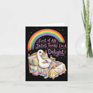 Tarjeta Ante Todo Jesús Piensa Que Soy Un Diseño Delight 2