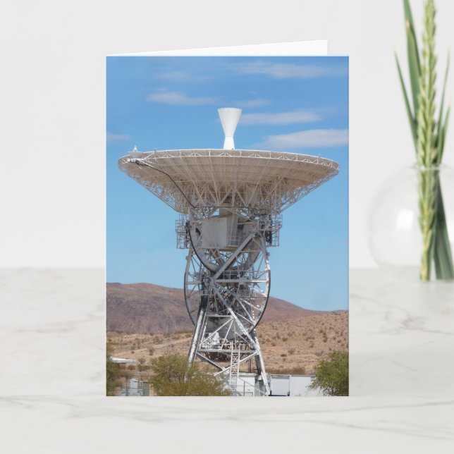 Tarjeta Antena de Dish Espacial Profunda Apolo (Anverso)