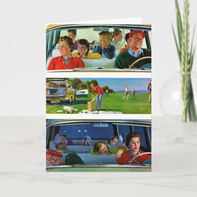 Tarjeta Antes, durante y después del picnic (Anverso)