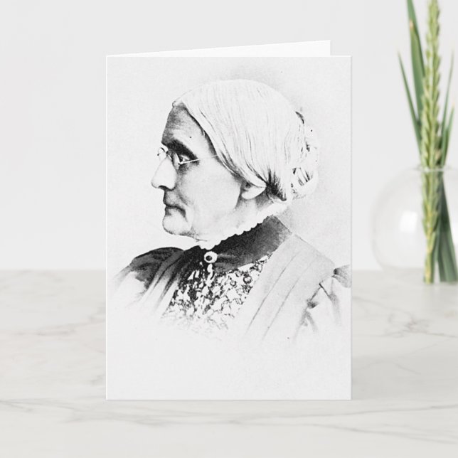 Tarjeta Anthony ~ Susan B. Mujer Sufraga a líder (Anverso)