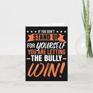 Tarjeta Anti-bullying - Día de la Unidad - Mes de la Conci