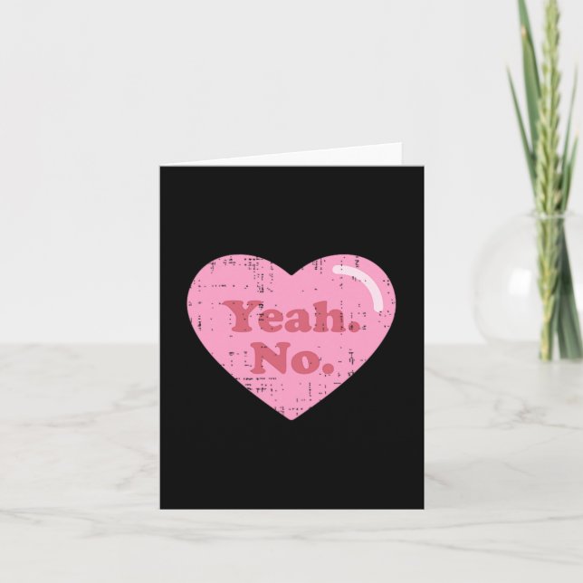 Tarjeta Anti-Día de San Valentín 2025 Single Awareness Hea (Anverso)