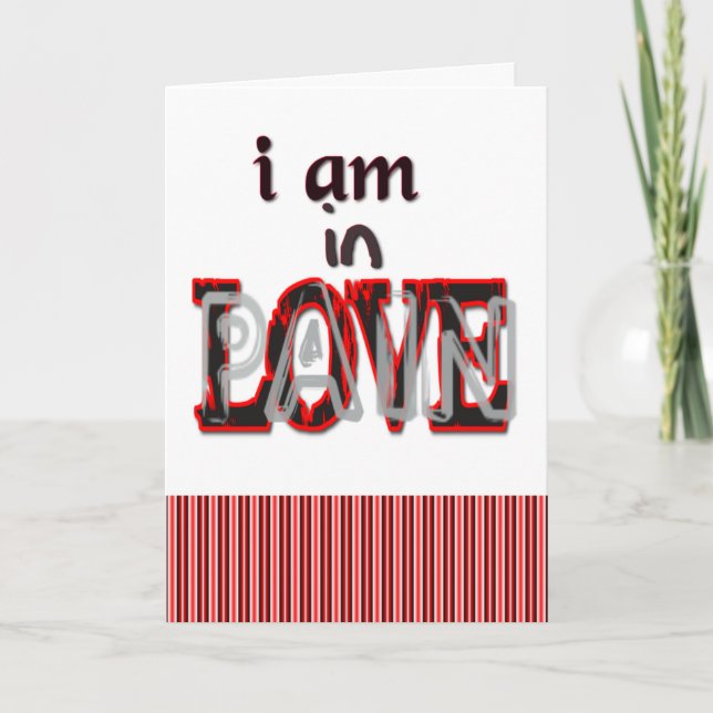 Tarjeta Anti-El día de San Valentín En El Dolor De (Anverso)