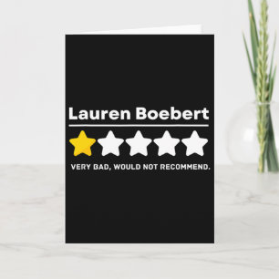 Tarjeta Anti-gop Lauren Boebert Colorado Humor Político F