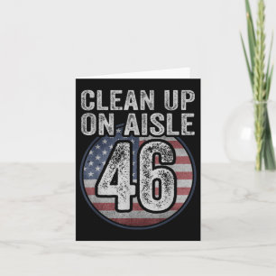 Tarjeta Anti Joe Biden Trump 2024 Back America Limpieza
