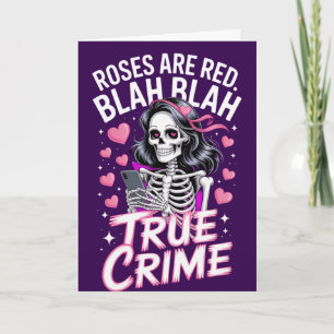 Tarjeta Anti San Valentín de Crimen Real y Versos
