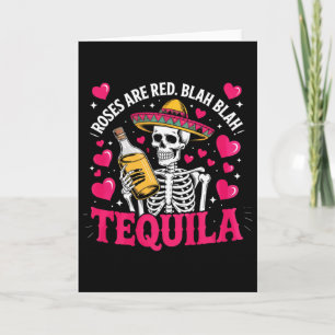 Tarjeta Anti San Valentín Rosas Son Rojas Blah Crypto Esqu