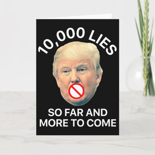 Tarjeta Anti Trump 10  (Anverso)