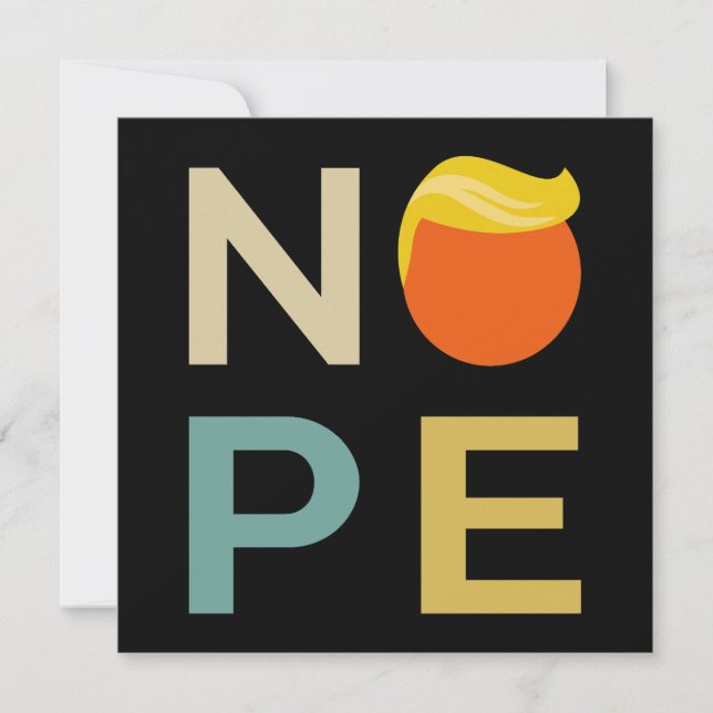 Tarjeta Anti-Trump - Edición No III (Anverso)