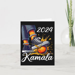 Tarjeta Anti-trump Kamala Harris 2024