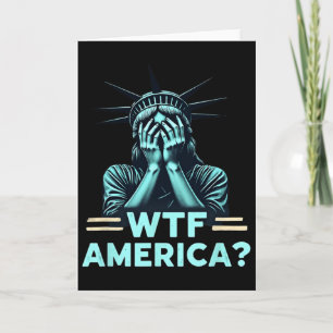 Tarjeta Anti-trump Política Y Democracia Wtf América 2