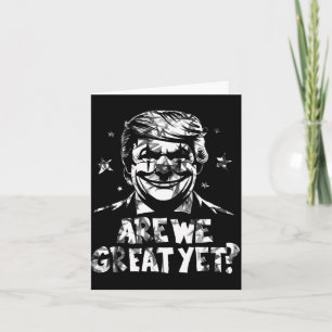 Tarjeta Anti Trump somos grandes pero payasos