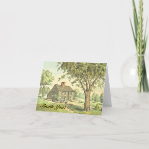 Tarjeta Antigua Casa De Moda, "¡Gracias!"