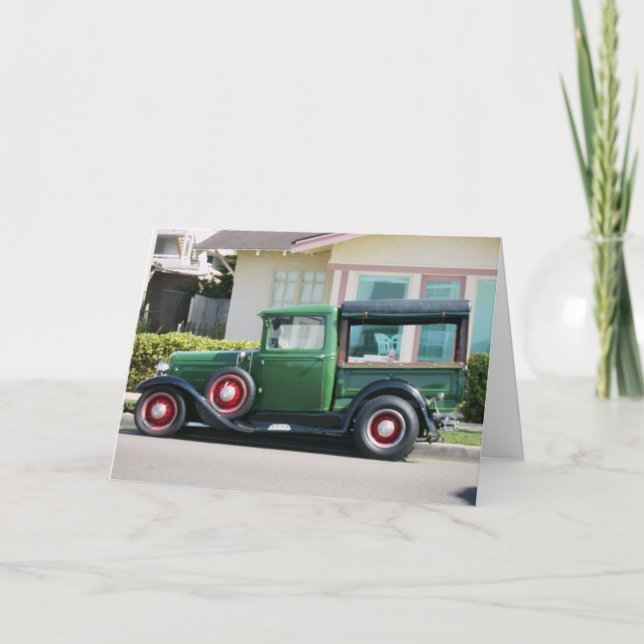 TARJETA ANTIGUA DE CUMPLEAÑOS (Anverso)