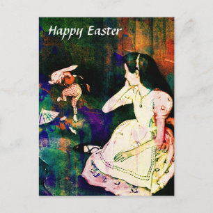 Tarjeta antigua de Feliz Pascua