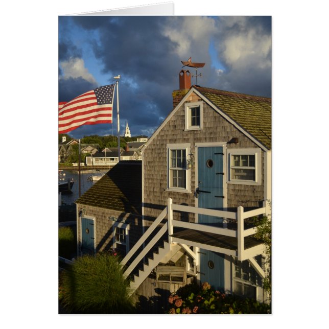 Tarjeta antigua de North Wharf (Frente)