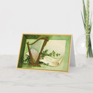 Tarjeta antigua del día de San Patricio