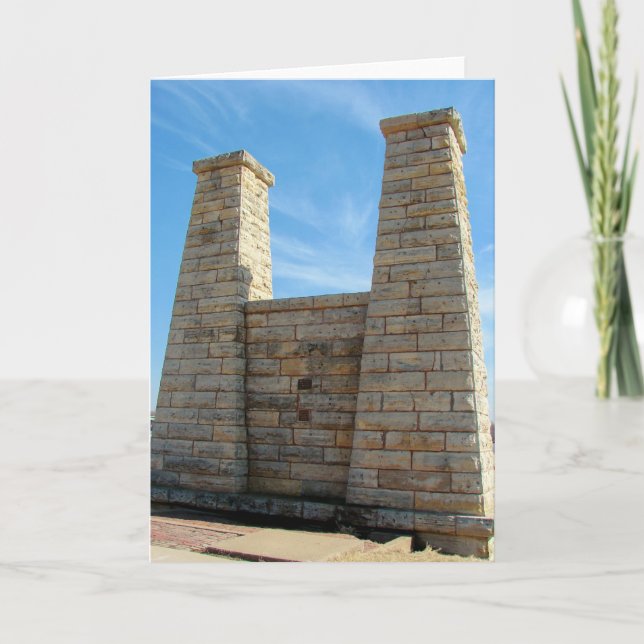 Tarjeta Antigua Muscatine Bridge, Iowa (Anverso)