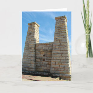 Tarjeta Antigua Muscatine Bridge, Iowa