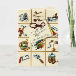 Tarjeta Antigüedades apreciadas en el Día del Padre