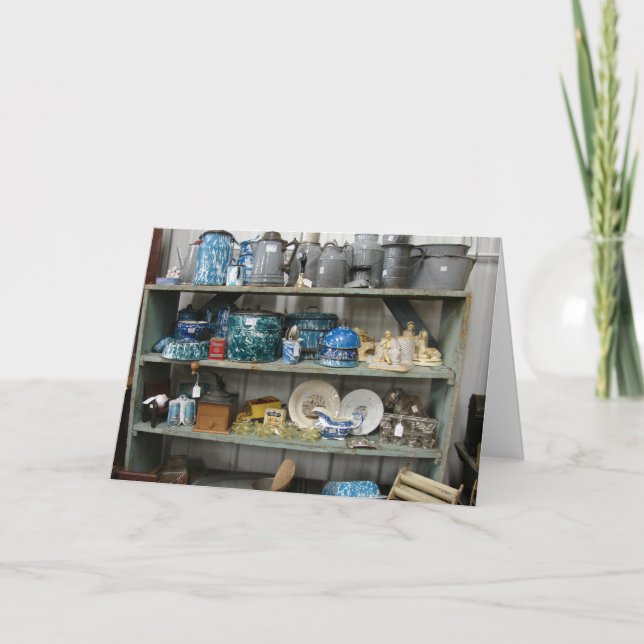 Tarjeta Antigüedades En Venta (Anverso)