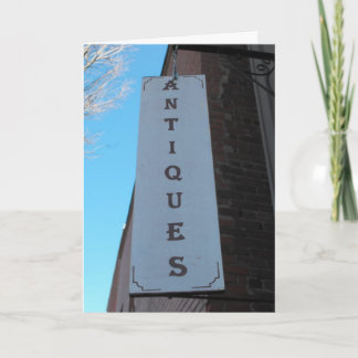 Tarjeta Antigüedades Felices Cumpleaños