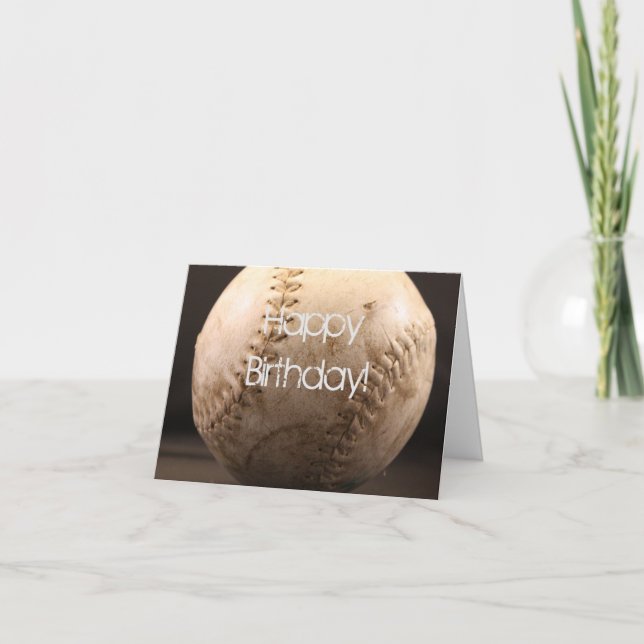 Tarjeta Antiguo Béisbol (Anverso)