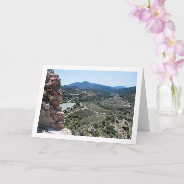 Tarjeta Antiguo Domeño, Valencia, España (Orquídea)