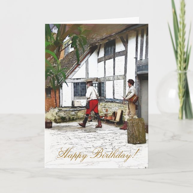 TARJETA ANTIGUO INGLATERRA (Anverso)