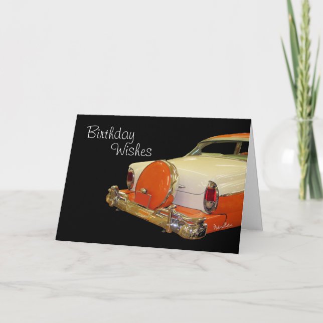 Tarjeta Antiguo Merc-personalizar en cualquier ocasión (Anverso)