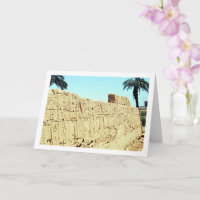 Antiguo muro egipcio con jeroglíficos, Luxor