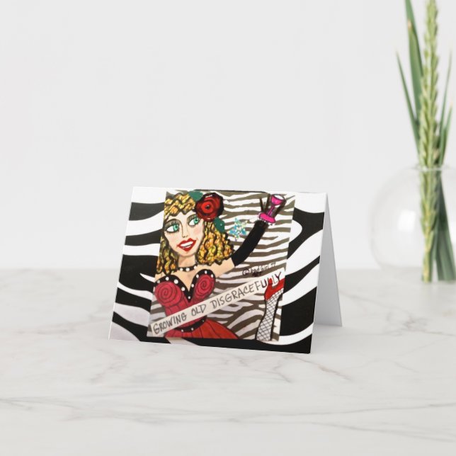 TARJETA ANTIGUO NOTECARIO DESGRACIADAMENTE (Anverso)