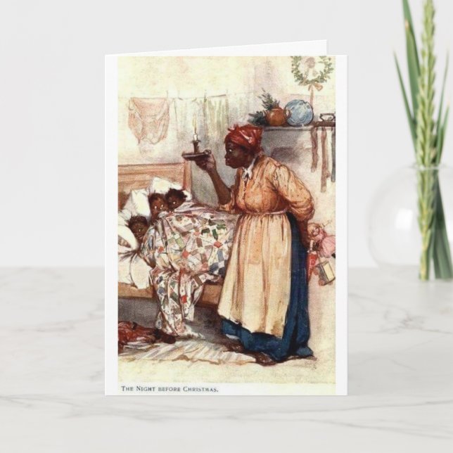 Tarjeta Antiguo - Reglas de Nochebuena para la Hora de Dor (Anverso)