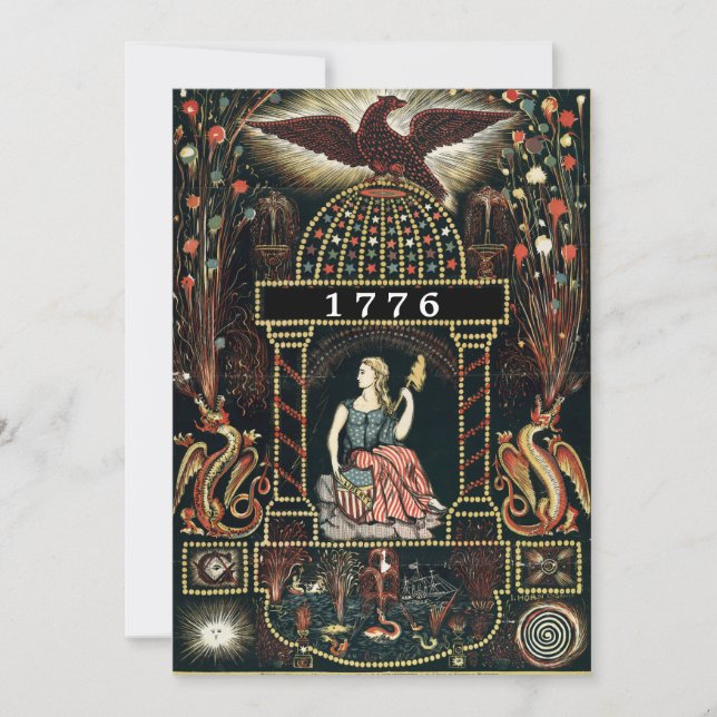 Tarjeta Antiguos incendios norteamericanos hasta el 4 de j (Anverso)